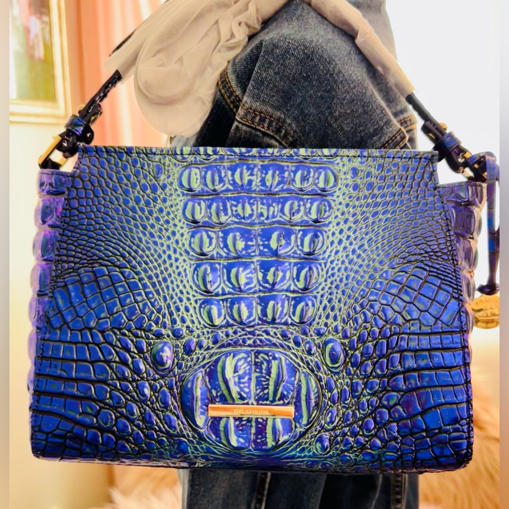 NWT Brahmin Hillary Royalty Ombre Melbourne Bag